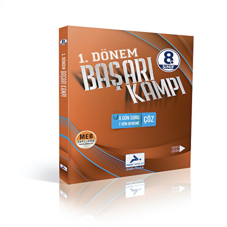 Paraf Yayınları 8. Sınıf Başarı Kampı 1. Dönem