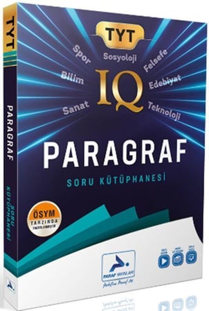 TYT IQ Paragraf Soru Kütüphanesi PRF Yayınları