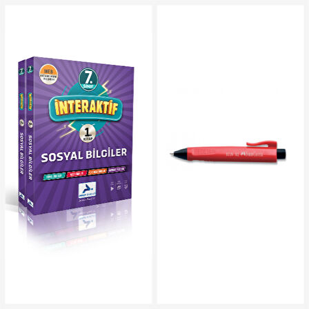 Paraf İnteraktif 7. Sınıf İnteraktif Sosyal Bilgiler Soru Kütüphanesi & Faber Castel Econ 0,7 Mm 1 A