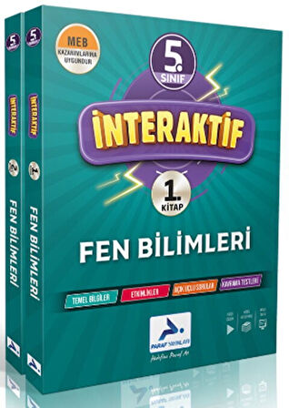 Paraf Yayınları 5. Sınıf İnteraktif Fen Bilimleri Soru Kütüphanesi