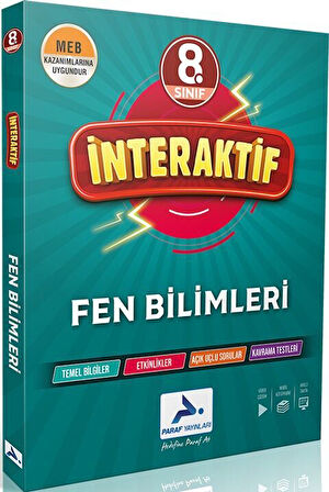 Paraf 8. Sınıf İnteraktif Fen Bilimleri Soru Bankası Paraf Yayınları