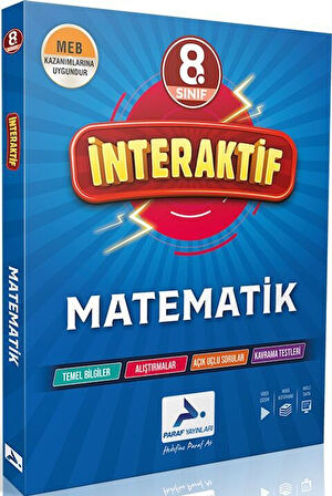 Paraf 8. Sınıf İnteraktif Matematik Soru Bankası Paraf Yayınları