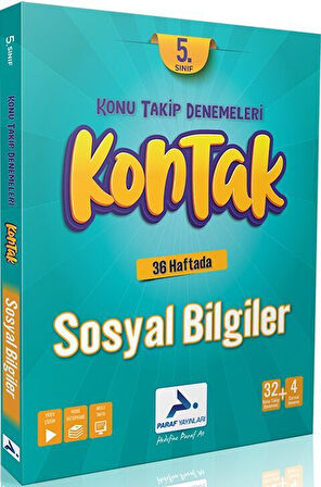 Paraf Yayınları 5. Sınıf Sosyal Bilgiler Kontak Denemeleri