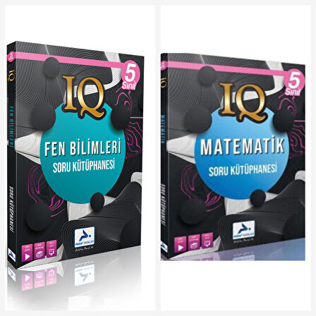 Paraf Yayınları 5. Sınıf IQ Matematik & Fen Bilimleri Soru Kütüphanesi