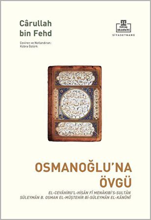 Osmanoğlu’na Övgü