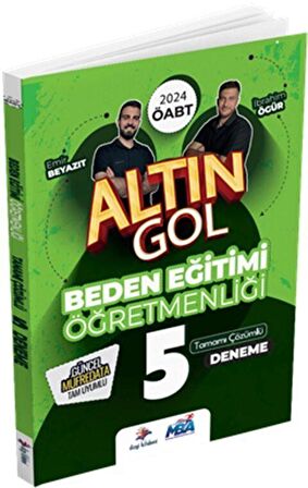 2024 ÖABT Beden Eğitimi Öğretmenliği Altın Gol 5 Deneme Dizgi Kitap