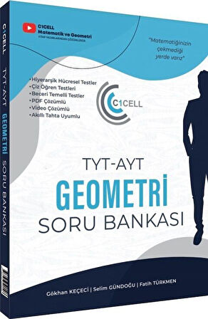 TYT AYT Geometri Soru Bankası C1cell Yayınları