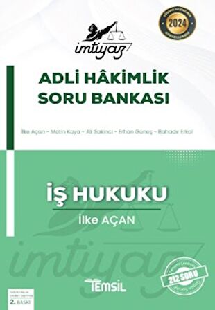 İmtiyaz Adli Hakimlik Soru Bankası İş Hukuku