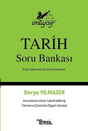 İmtiyaz Tarih Soru Bankası Kaymakamlık Sınavına Özel / Derya Yılmazer