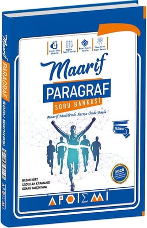Paragraf Maarif Soru Bankası Apotemi Yayınları