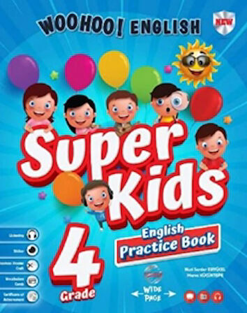 4. Sınıf Woohoo Englısh Süper Kids (3 Kitap)