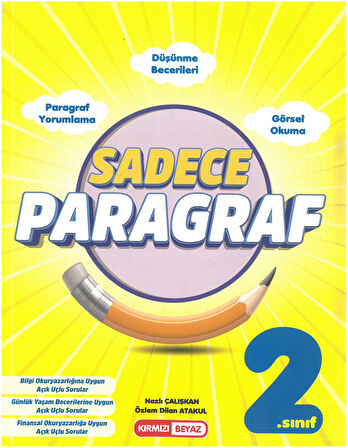 Kırmızı Beyaz Yayınları 2.Sınıf Sadece Paragraf