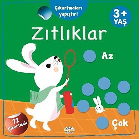 Zıtlıklar Az - Çok Çıkartmaları Yapıştır