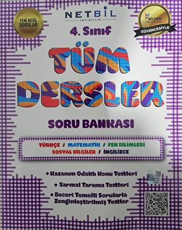 Bilfen NETBİL 4.Sınıf Tüm Dersler Soru Bankası - Yeni Baskı