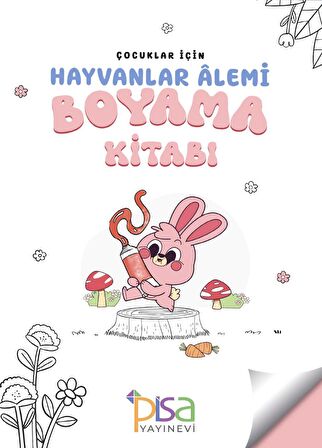 Çocuklar İçin Hayvanlar Alemi Boyama Kitabı