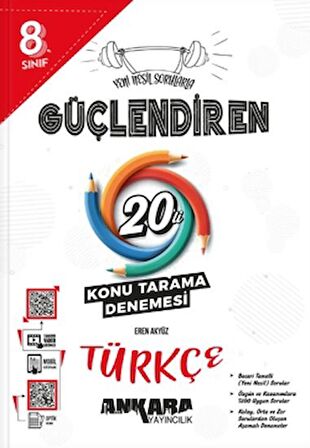 8.⁠ ⁠Sınıf Güçlendiren Türkçe 20'li Konu Tarama Denemesi