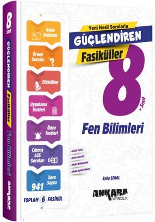 8. Sınıf Fen Bilimleri Güçlendiren Fasiküller Ankara Yayıncılık