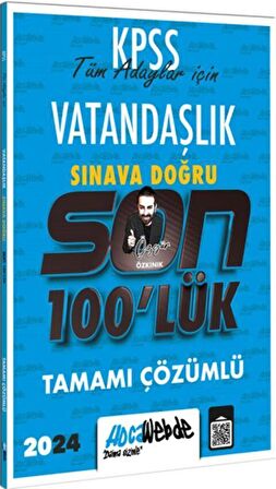 KPSS 2024 Vatandaşlık Son 100 lük Tamamı Çözümlü Sorular