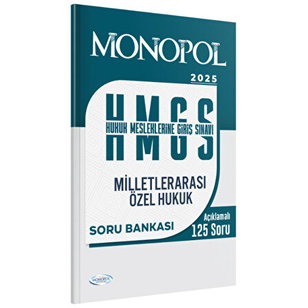 HMGS Milletlerarası Özel Hukuk Soru Bankası Monopol Yayınları