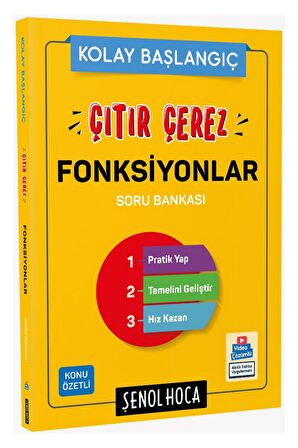 KOLAY BAŞLANGIÇ ÇITIR ÇEREZ FONKSİYONLAR SORU BANKASI  ŞENOL HOCA