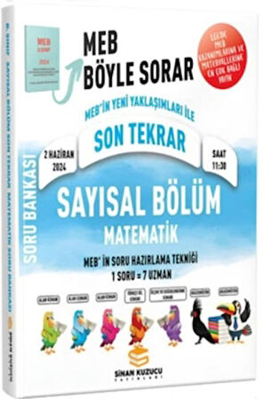 2024 LGS Son Tekrar Sayısal Bölüm Matematik Soru Bankası