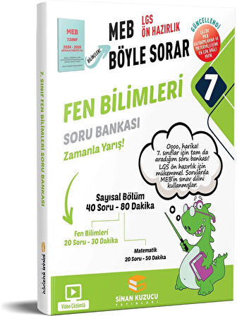 7. Sınıf Meb Böyle Sorar Fen Bilimleri Soru Bankası Video Çözümlü