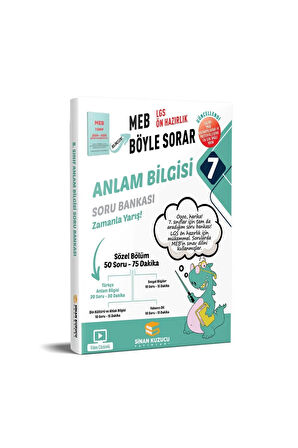 7. Sınıf Meb Böyle Sorar Anlam Bilgisi Soru Bankası Video Çözümlü