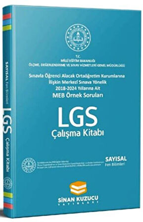 8. Sınıf LGS MEB Fen Bilimleri Örnek Soruları Çalışma Kitabı