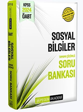 2024 KPSS ÖABT Sosyal Bilgiler Tamamı Çözümlü Soru Bankası