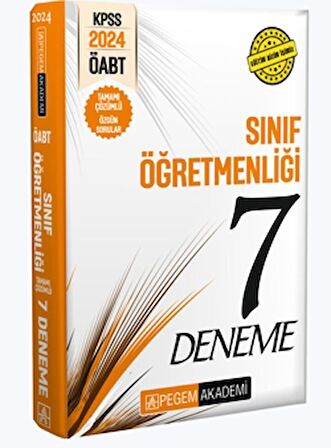 2024 KPSS ÖABT Sınıf Öğretmenliği Tamamı Çözümlü 7 Deneme