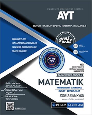 AYT Matematik Trigonometri-Logaritma-Diziler-Eşitsizlikler Soru Bankası