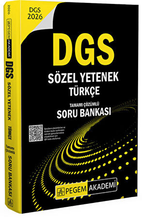 2026 DGS Sözel Yetenek Türkçe Tamamı Çözümlü Soru Bankası