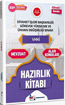 2024 Diyanet İşleri Başkanlığı GYS Ve UDS VHKİ Hazırlık Kitabı Memur Sınav