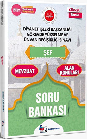 2024 Diyanet İşleri Başkanlığı GYS Ve UDS Şef Soru Bankası Memur Sınav