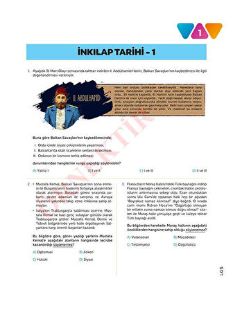 LGS İNKILAP TARİHİ – DİN KÜLTÜRÜ – İNGİLİZCE 10'LU Branş Denemeleri | Video Çözümlü