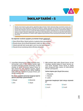 LGS İNKILAP TARİHİ – DİN KÜLTÜRÜ – İNGİLİZCE 10'LU Branş Denemeleri | Video Çözümlü