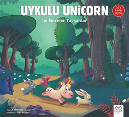 Uykulu Unicorn İyi Geceler Tavşanlar / 10'a Kadar Sayma / Candy Bee