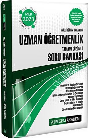 2023 Milli Eğitim Bakanlığı Uzman Öğretmenlik Soru Bankası / Kolektif