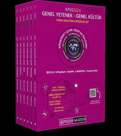 2024 KPSS Genel Yetenek Genel Kültür Konu Anlatımlı Modüler Set (6 Kitap)