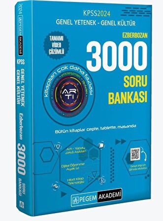 2024 KPSS Genel Yetenek Genel Kültür Ezberbozan 3000 Soru Bankası