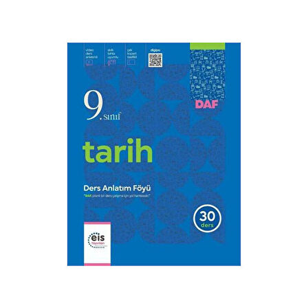 9. Sınıf Tarih Ders Anlatım Föyü Eis Yayınları
