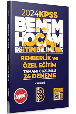 Benim Hocam 2024 Eğitim Bilimleri Rehberlik Ve Özel Eğitim Tamamı Çözümlü 24 Deneme