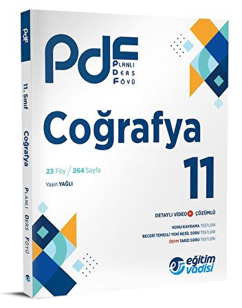 Eğitim Vadisi 11. Sınıf Coğrafya PDF Planlı Ders Föyü