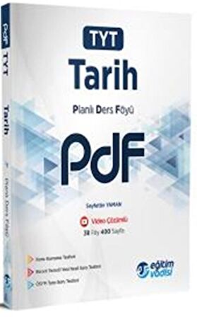 Eğitim Vadisi TYT Tarih Güncel PDF Planlı Ders Föyü