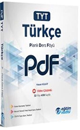 Eğitim Vadisi TYT Türkçe Güncel PDF Planlı Ders Föyü