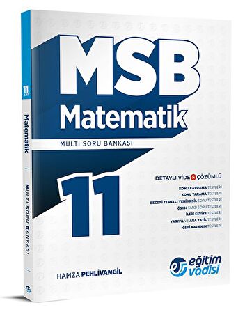 Eğitim Vadisi 2024 11. Sınıf Matematik Multi Soru Bankası