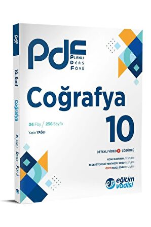 Eğitim Vadisi 10. Sınıf Coğrafya Pdf Planlı Ders Föyü