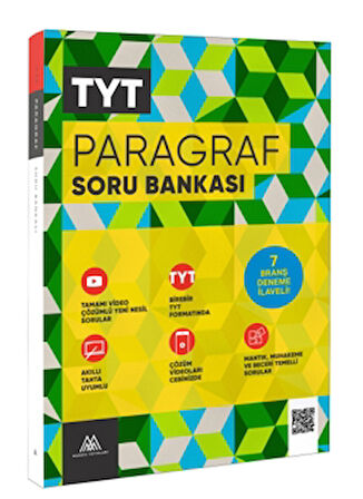 TYT Paragraf Soru Bankası 7 Branş Deneme İlaveli