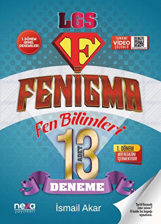 Fenigma Fen Bilimleri 1. Dönem Genel Denemeleri