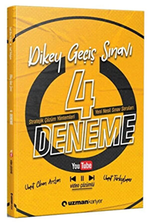 Uzman Kariyer DGS Video Çözümlü 4 Deneme